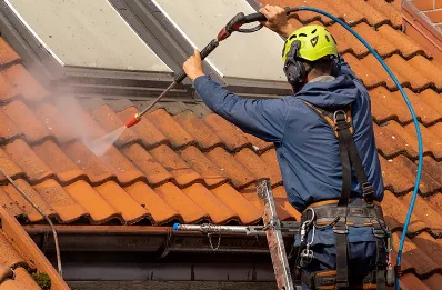 Démoussage et hydrofuge de toiture à Aulon